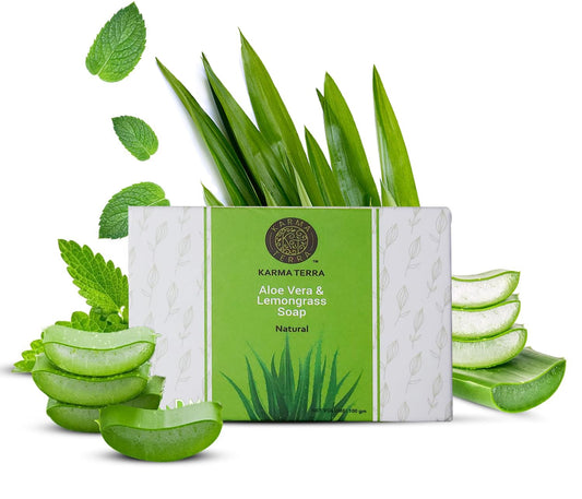 KARMA TERRA Aloevera Handmade Herbal Bathing Luxury Soap